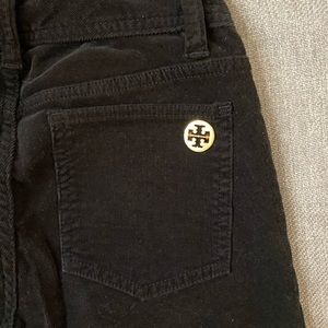 Tory Burch Black Corduroy Pants - like new!
